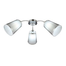 Ceiling EVOLUCE lamp. Sle103002-03. Maleonte. 3x40 watts, E14, 67x67x24 cm, chromium color