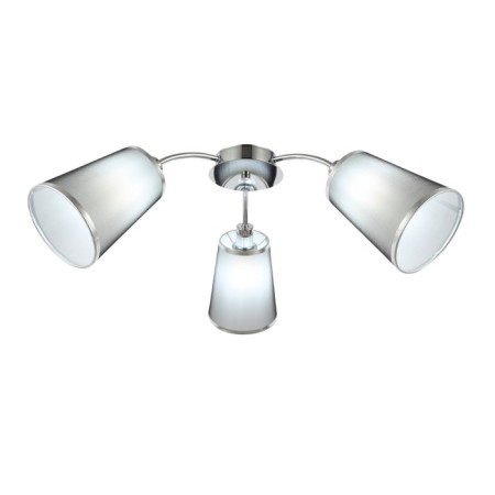 Ceiling EVOLUCE lamp. Sle103002-03. Maleonte. 3x40 watts, E14, 67x67x24 cm, chromium color