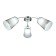 Ceiling EVOLUCE lamp. Sle103002-03. Maleonte. 3x40 watts, E14, 67x67x24 cm, chromium color
