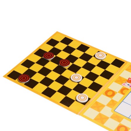 Games on magnets "Crosses-Nolics. Checkers"-6