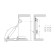 Mechanism for smooth opening of the doors, up to 10 kg, secretary