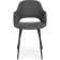 STULL OF A MIGRAL CARCASAS GUTALL/velor, black/dark gray 51x56x82 cm