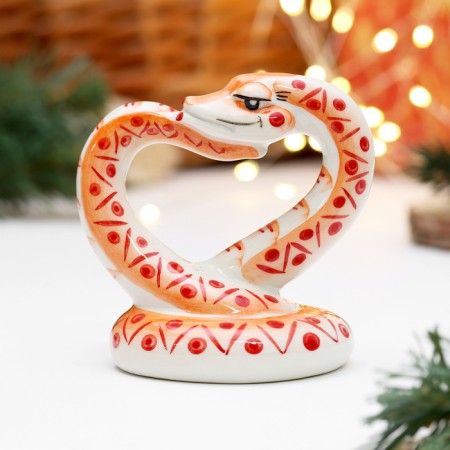Souvenir "Snake Love", 10 cm, porcelain