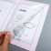 Birth certificate with the "for a girl" file, a new certificate format, me to you, a5