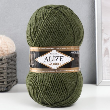 Yarn "Lanagold" 51% acrylic, 49% wool 240m/100g (29 hacks)