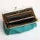 Cosmetic bag, 2 departments, outer pocket, beige color