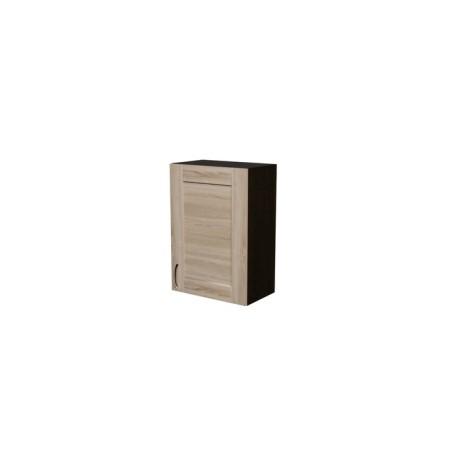 Cabinet hinged with 1 door, 50x30x72 cm, wenge, quado oak sonom