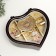 Musical Plastic Casket "Curved Heart" MIX 19X17X7 cm