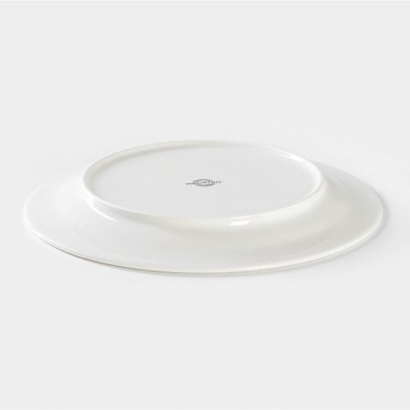 Porcelain dining plate Magistro Rodos, D = 25.8 cm, white color-2