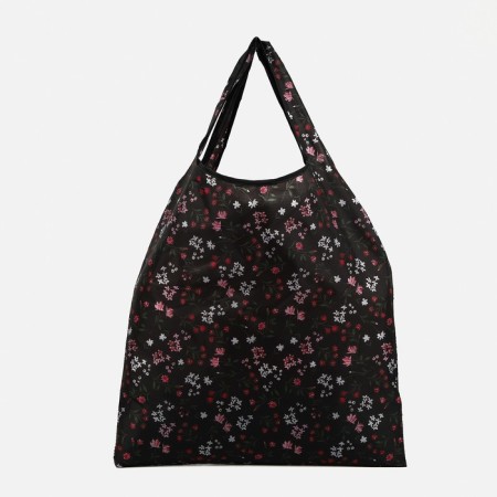 Household bag without fastening, folding, black color-2