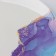 Ceramic dish for serving “marble”, white-blue, 27 cm, white color