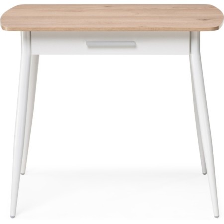 Wooden Revari table Metal, Eureka/White 60x90x76 cm-1