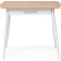 Wooden Revari table Metal, Eureka/White 60x90x76 cm
