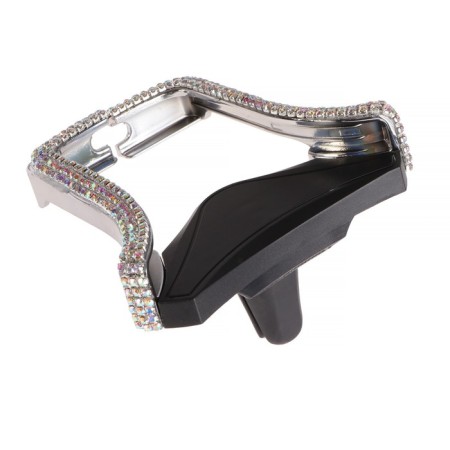 Phone holder in a deflector with rhinestones-4