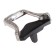 Phone holder in a deflector with rhinestones