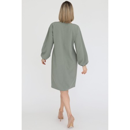 Dress with sleeves on an elastic band, size 42-5