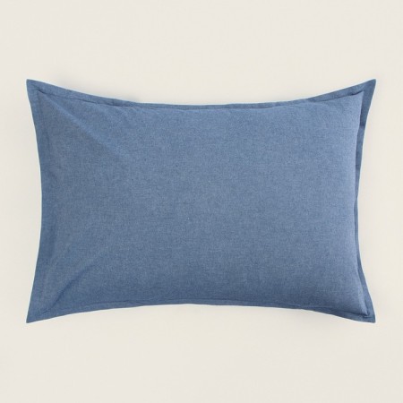 Pillowcase SL Home "Denim" 50*70+2 cm, cent, 100% greedy cotton-4