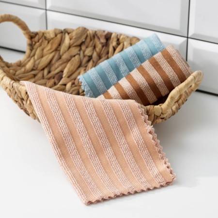 Napkin for strong contaminants of the share "stripes", 25 × 25 cm, color mix