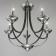 LAZZARO Suspension Chandelier, 60W, E14, 62x62 cm