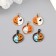 Decor for creativity Metal "Pumpkin/Face" enamel mix 2.6x2 cm