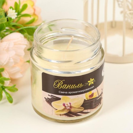 Candle in the bank Aromatic "Vanilla", 25 hours-1