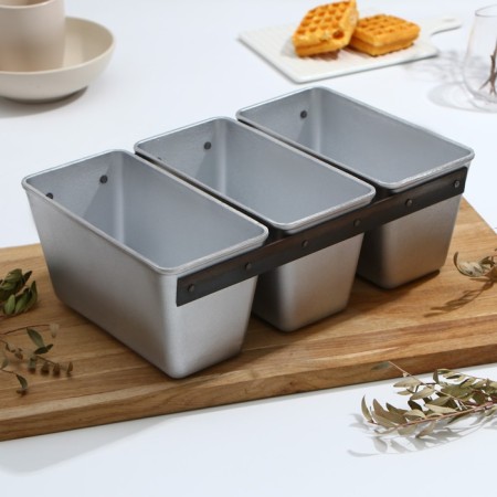 Bread form L-7, 22.5 × 11.5 × 12.2 cm, 3 sectional-4