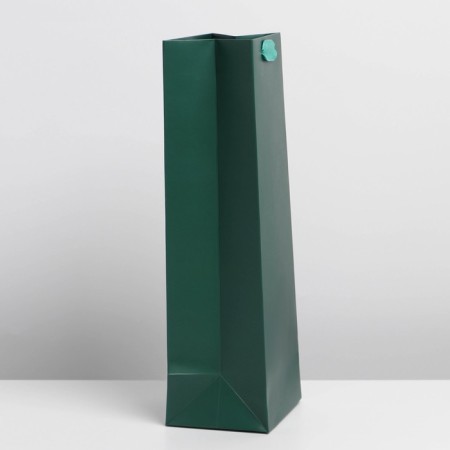 Gift package for a bottle, packaging, "Emerald", 13 x 36 x 10 cm-1