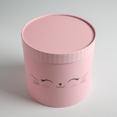 A set of boxes of thin cardboard 4 in 1, gift packaging, "muzzle", 12 x 12 - 20 x 20 cm-4