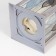 Three sheets nightlight LED from batteries 3HAAA Gray with a golden patina 14x14x29.5 cm Risalux