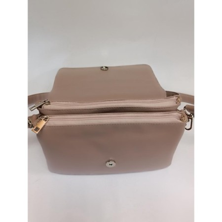 Women's bag Berta cappuccino pink flower waltz-5