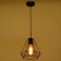 Bayerlux suspension lamp Bayerlux "Loft" 1x40W E27 Black 20x20x120 cm