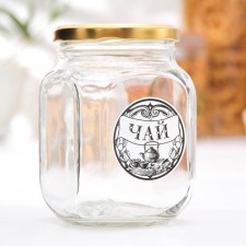 Glass Bank for bulk products 
