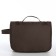 Cosmetic bag classic, 24.5*8.5*18, lightning departure, hook, brown