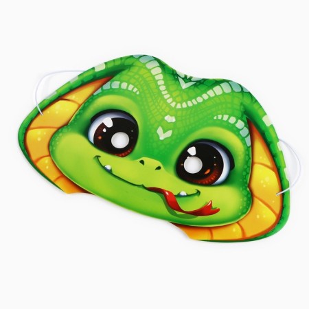 Carnival New Year's mask "Milash" for the New Year, 25.8 x 15.6 cm-2