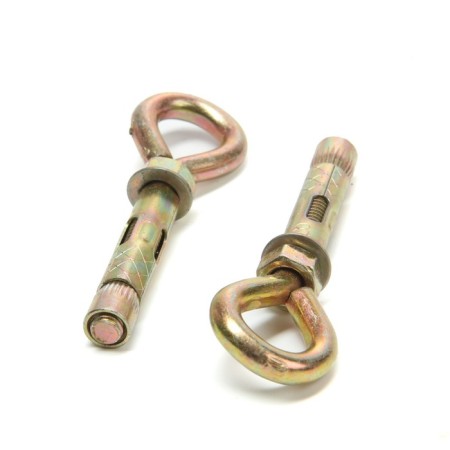 Anchor bolt of scrap, with a ring, galvanized, 8x45 mm, 100 pcs-5