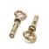 Anchor bolt of scrap, with a ring, galvanized, 8x45 mm, 100 pcs