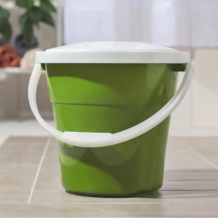 Food bucket with a lid "Euro", 12 l, particularly resistant, MIX color