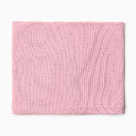 Snood for children, pink color, size 50x22 cm-1