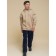 Sweatshirt for boys, height 140 cm, beige color