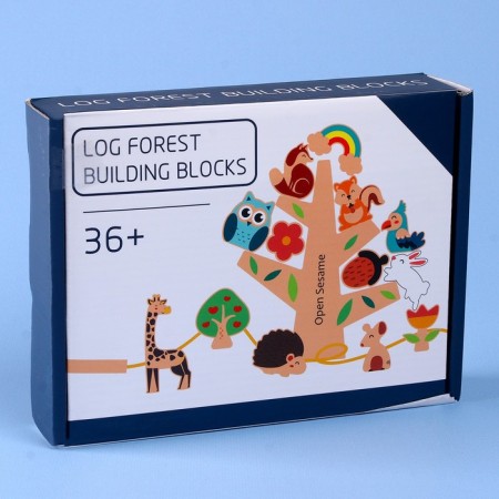 Developing game 2 in 1 balancer, lacing "Fairytale Forest" 1.5 × 13 × 15, 13 parts + lace-8
