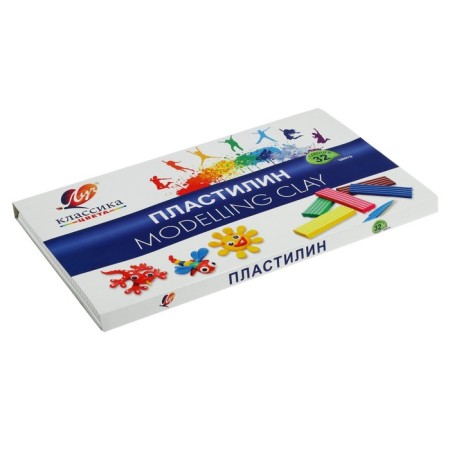 Plasticine 32 Colors Ray "Classic", 640 g-4