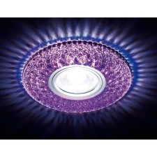 Ambrella Light Lumber built -in LED, G5.3, 3W, purple color, D = 60 mm
