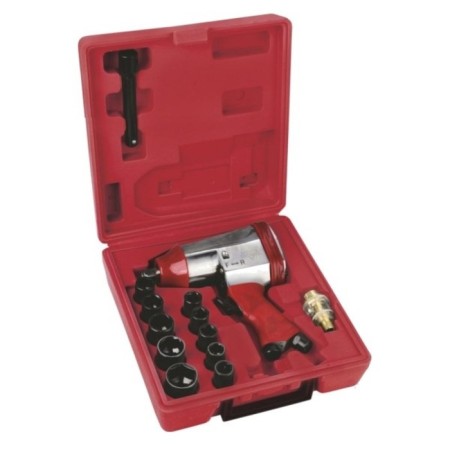 Пневмогайковерт Elitech 0704.012800, ударный, набор головок, 1/2", 141 л/мин, 312 Нм-1