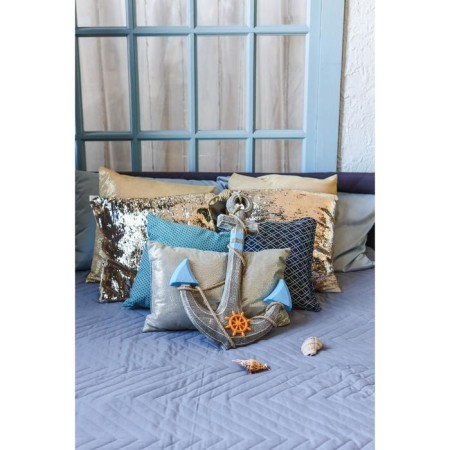 Interior anchor with a rope and a helm, 60*44cm-3