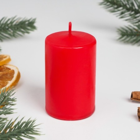 Fragrant New Year's candle "Magic in the New Year", orange, 4 × 6 cm, in the box-3