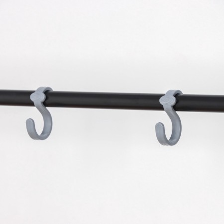 Wardrobe system with the shelves "Scandinavia 1", 110 × 38.5 × 147 cm, black color-9