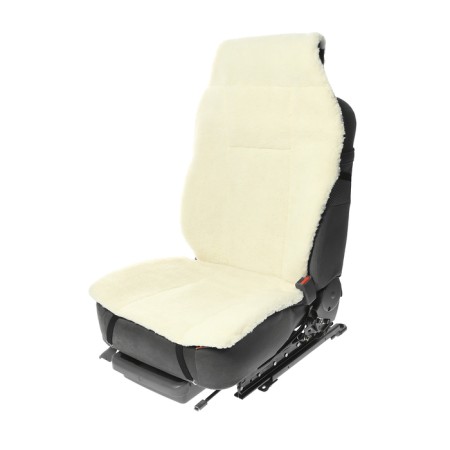Kitty on the seat Matechi Warmly Line, fur, 137 x 55 cm, white