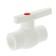 Valfex Optima crane, polypropylene, with a steel core ball, d = 25 mm
