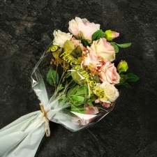 Package Flower cone, white, 36x20x45cm ± 1cm