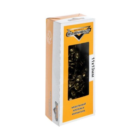 Nails Stroybat, decorative, 11x13 mm, bronze, 200 pcs-1